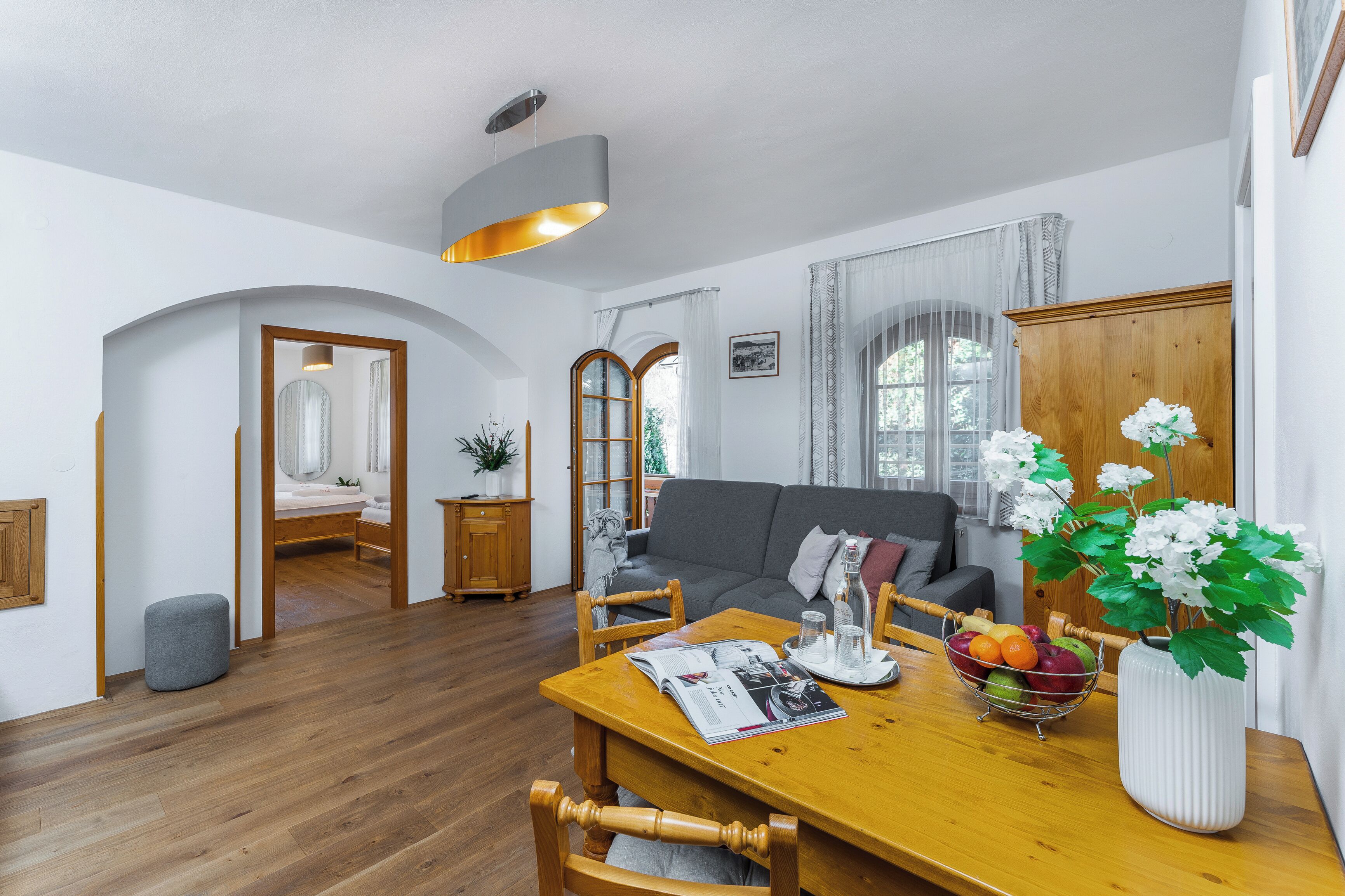 Superior Apartment, Balcony, Lake View | Living area | LCD TV