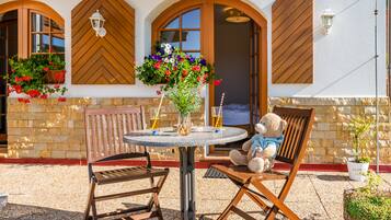 Familieleilighet, terrasse, fjellutsikt (Balcony) | Terrasse/patio