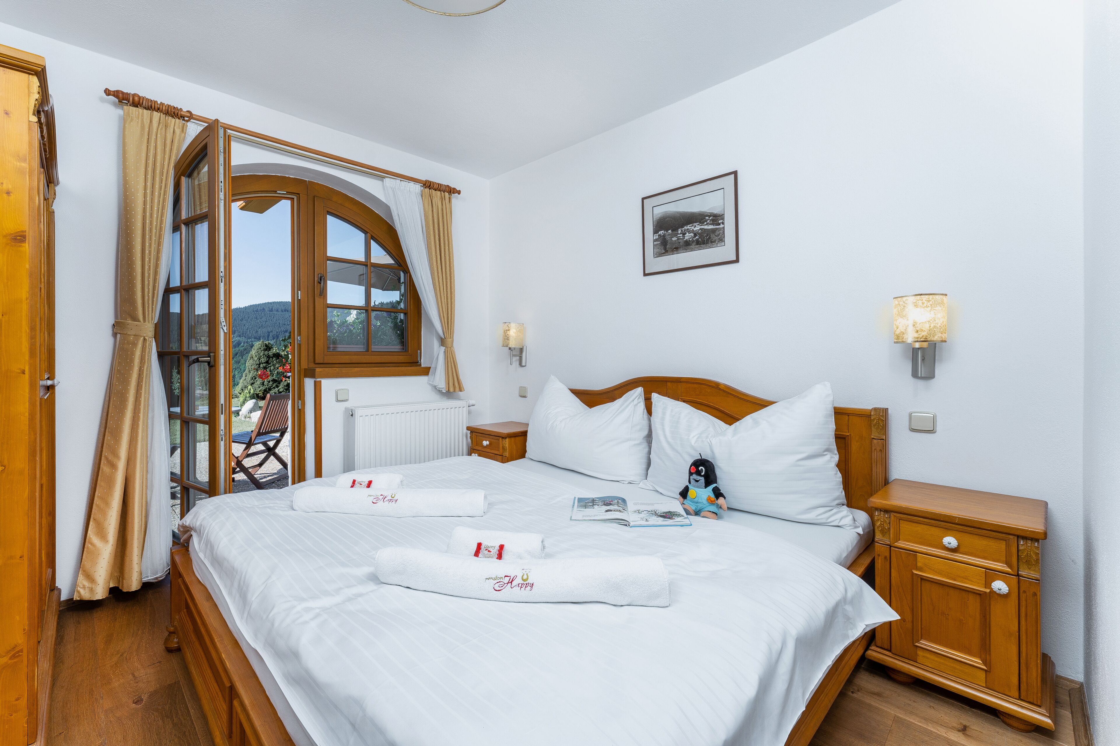 Family Apartment, Patio, Mountain View (Balcony) | Individually decorated, individually furnished, blackout drapes