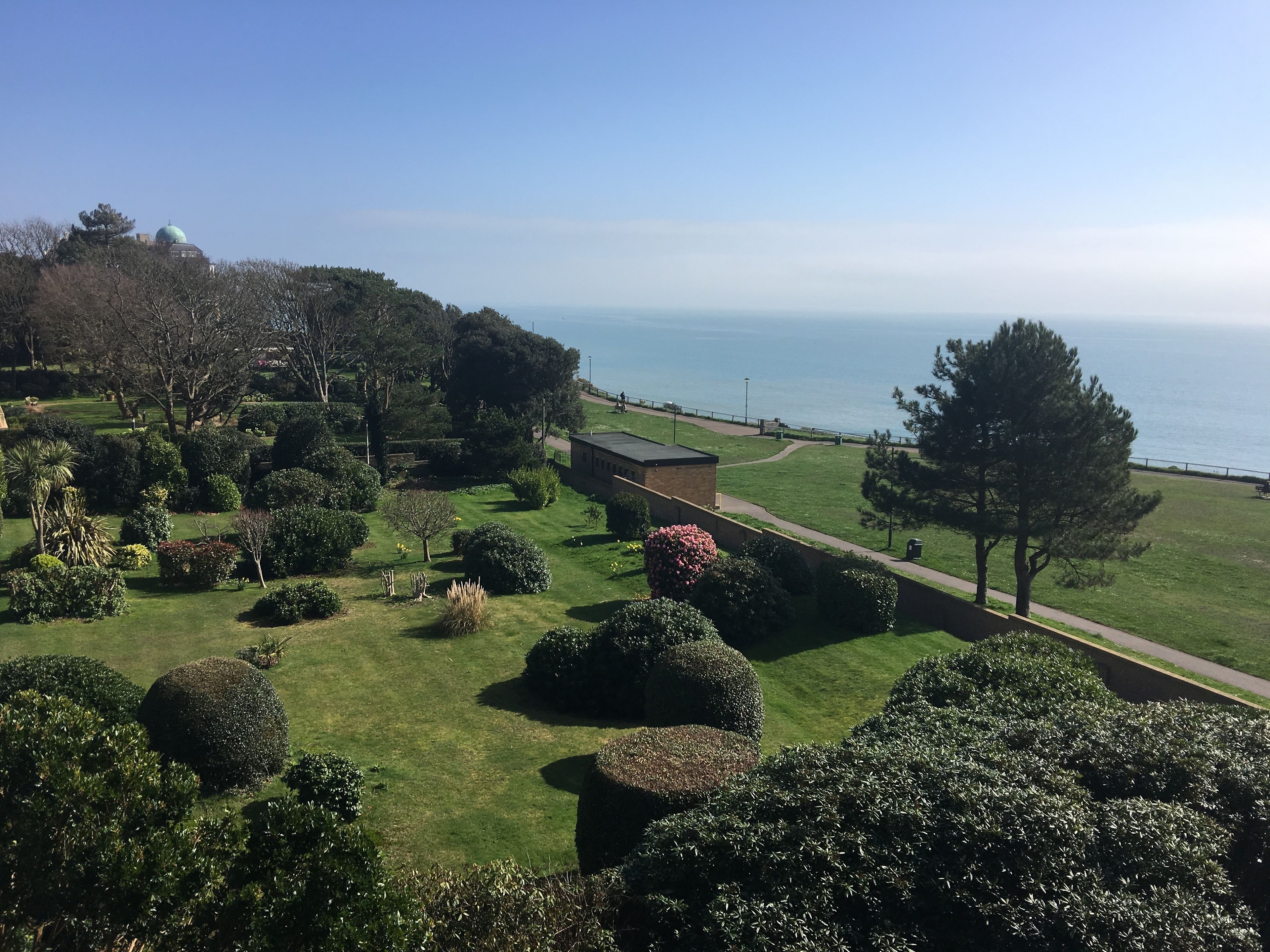 Blick von der Unterkunft