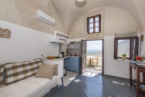 Hus, 1 soverom (Efterpi) | Eget kjøkken | Kjøleskap, kokeplater, vannkoker og kjøkkenutstyr