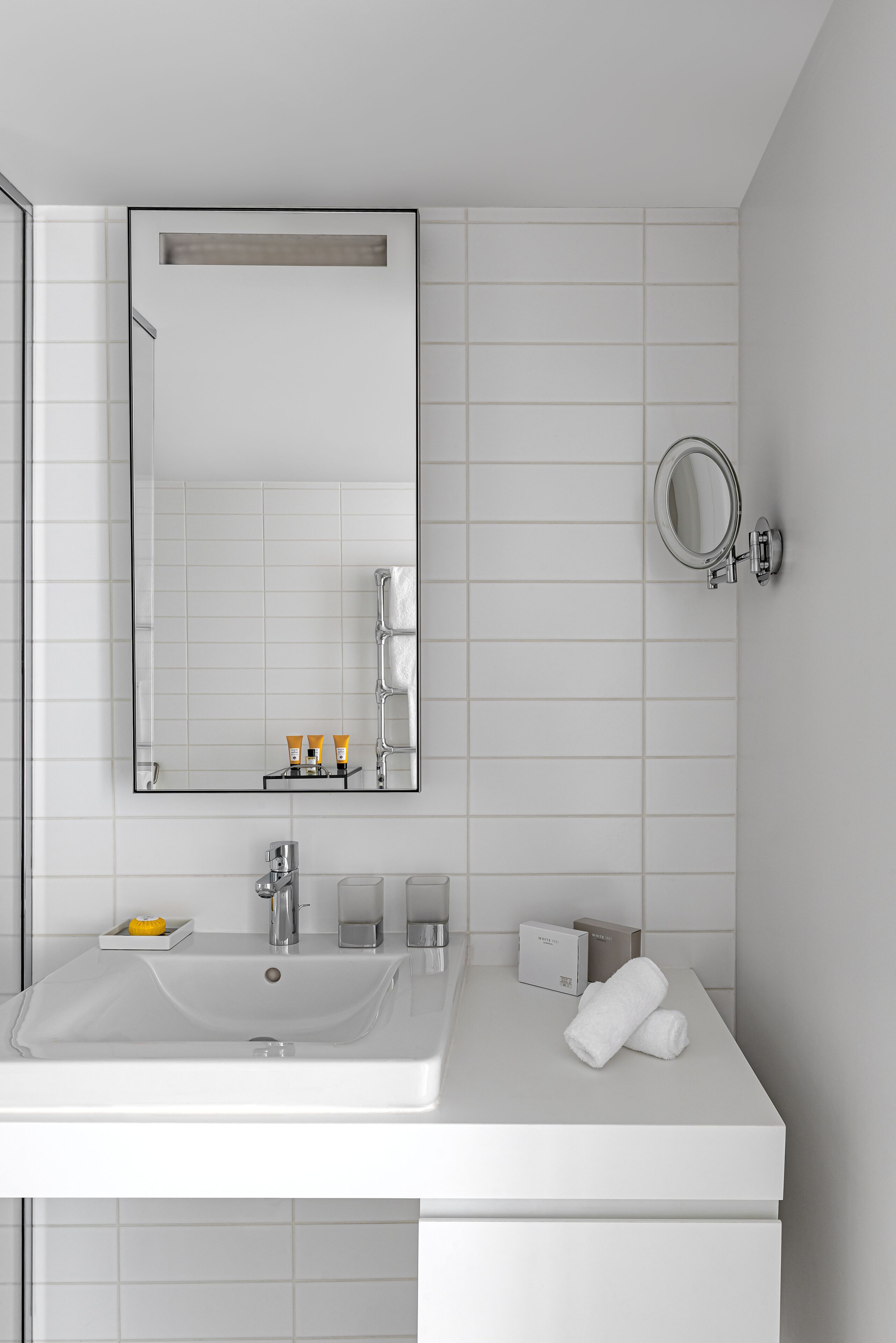 hair dryer, slippers, towels