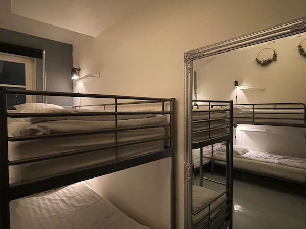 スタンダード 共同ドミトリー 男女共用ドミトリー 共用バスルーム カナルビュー (6 Beds)