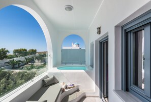 House, Jetted Tub | Terrace/patio - Aspronisi Luxury Villa (Santorini)