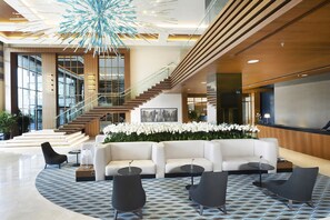 Sala de estar en el lobby