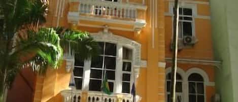 Front of property – evening/night