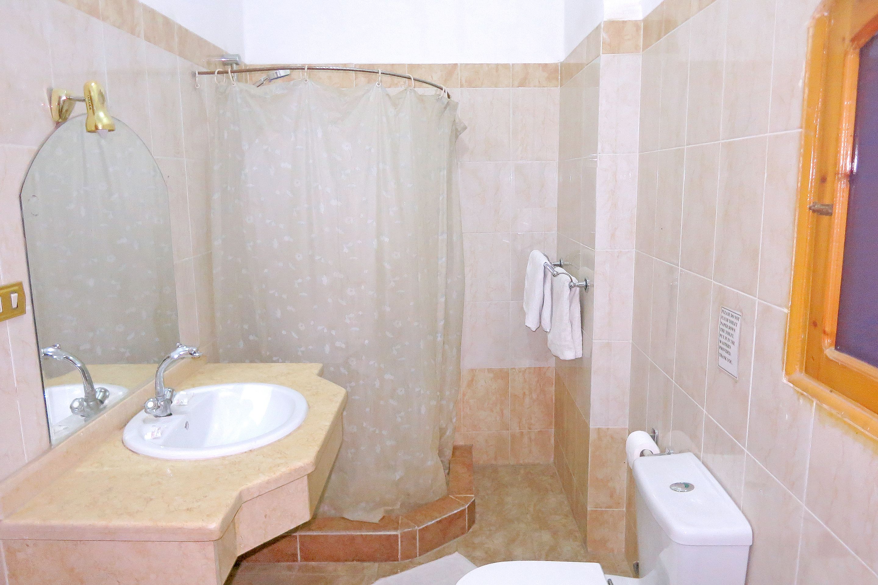 towels, soap, toilet paper