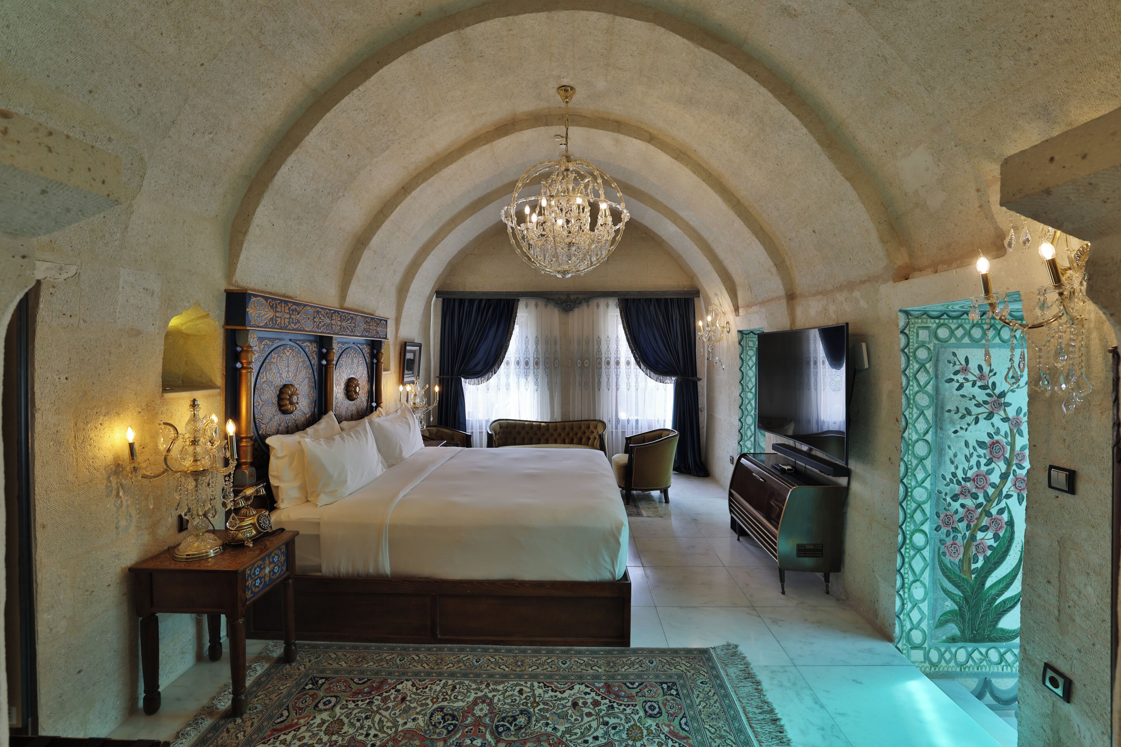 Ropa de cama de alta calidad y minibar 