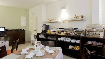 Daily buffet breakfast (EUR 14 per person)