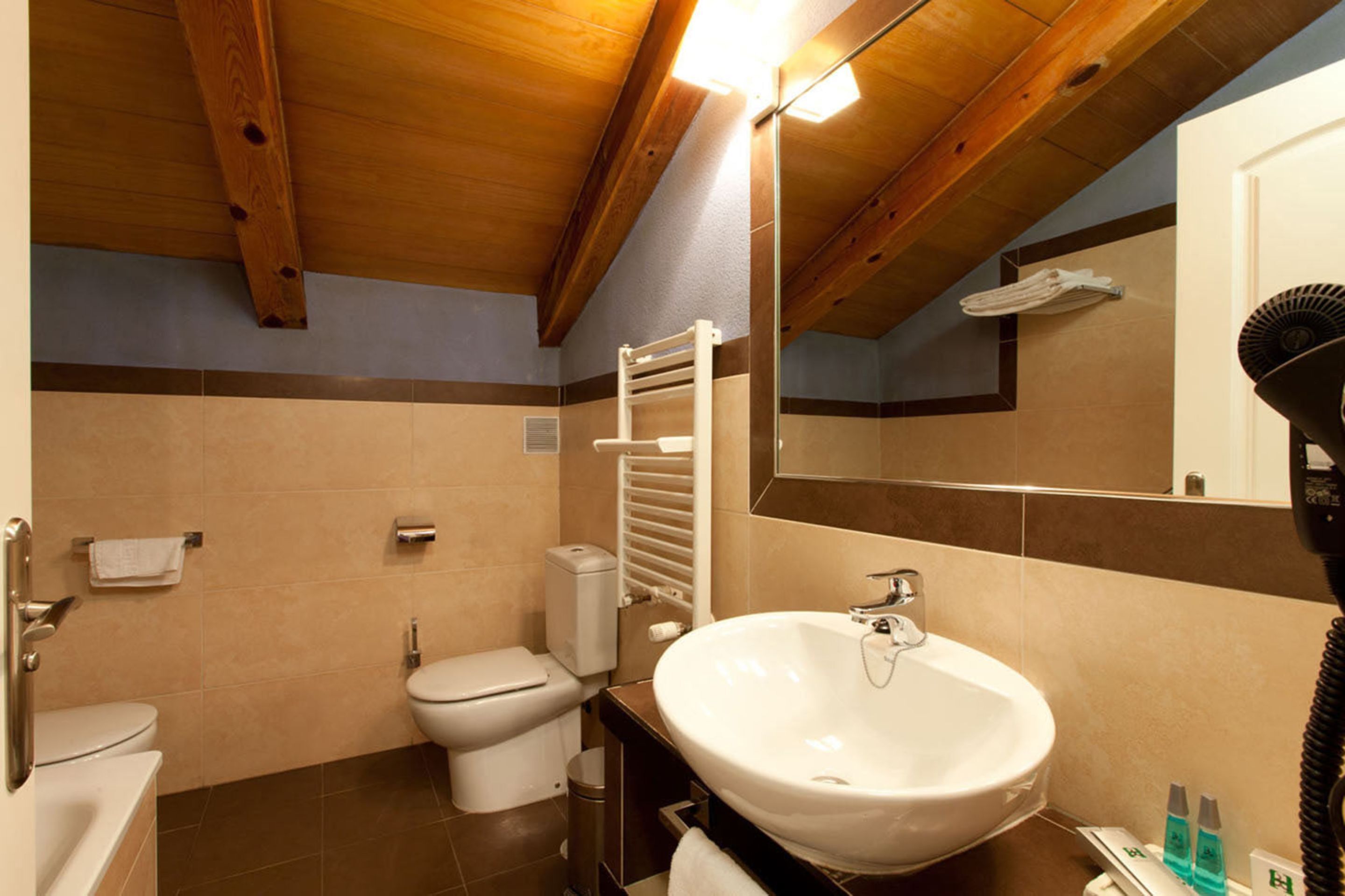 double or twin room | bathroom | bathtub, free toiletries, hair dryer, towels