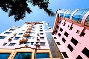 Exterior detail - Queen's Park Hotel (Yangon)