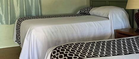 Suite, 2 Double Beds, Non Smoking, Refrigerator & Microwave | Free WiFi, bed sheets