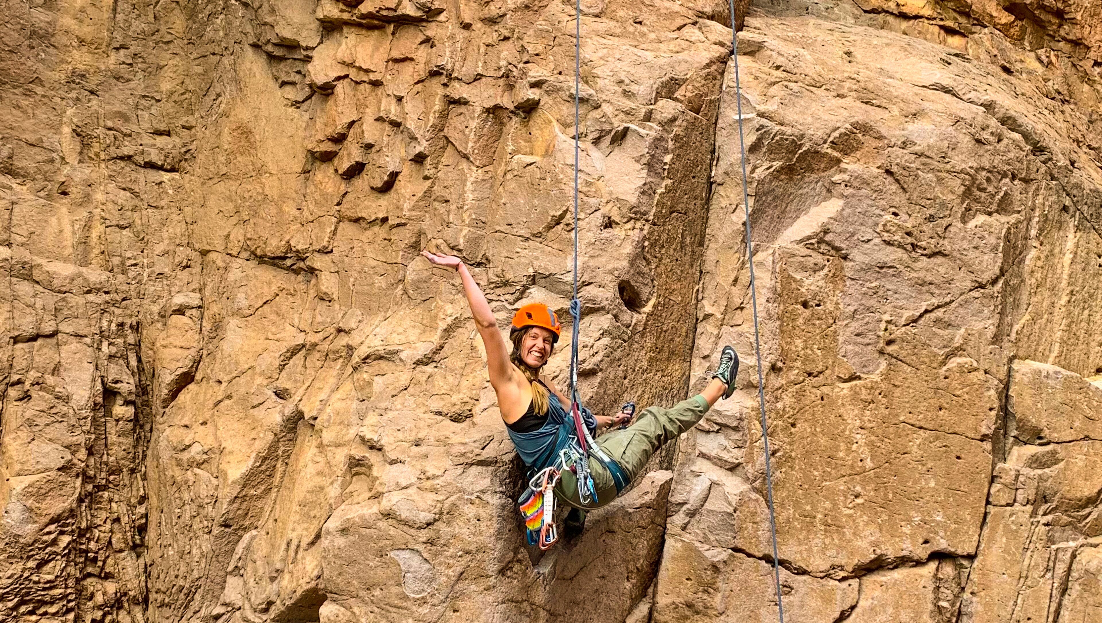 屋外ロック クライミング