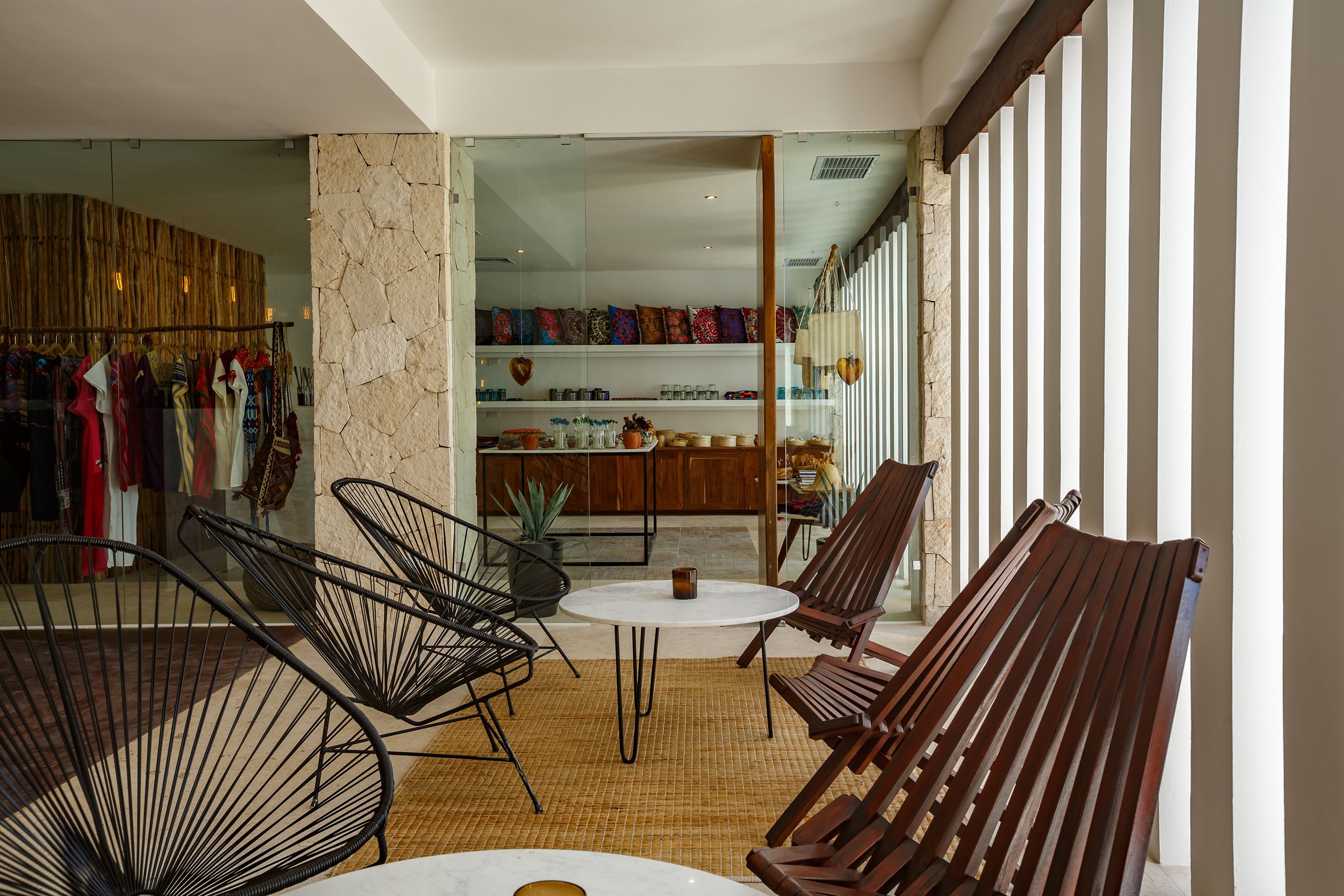 Sala de estar en el lobby