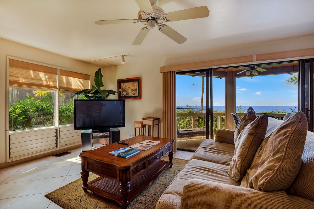 1 Bedroom Ocean View | Living room | TV