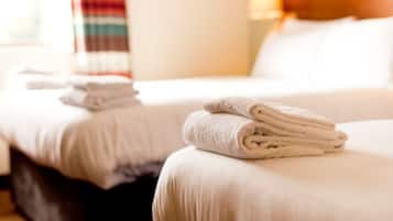 Free WiFi, bed sheets