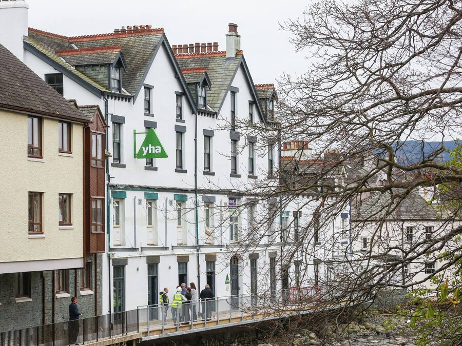 Fassade der Unterkunft