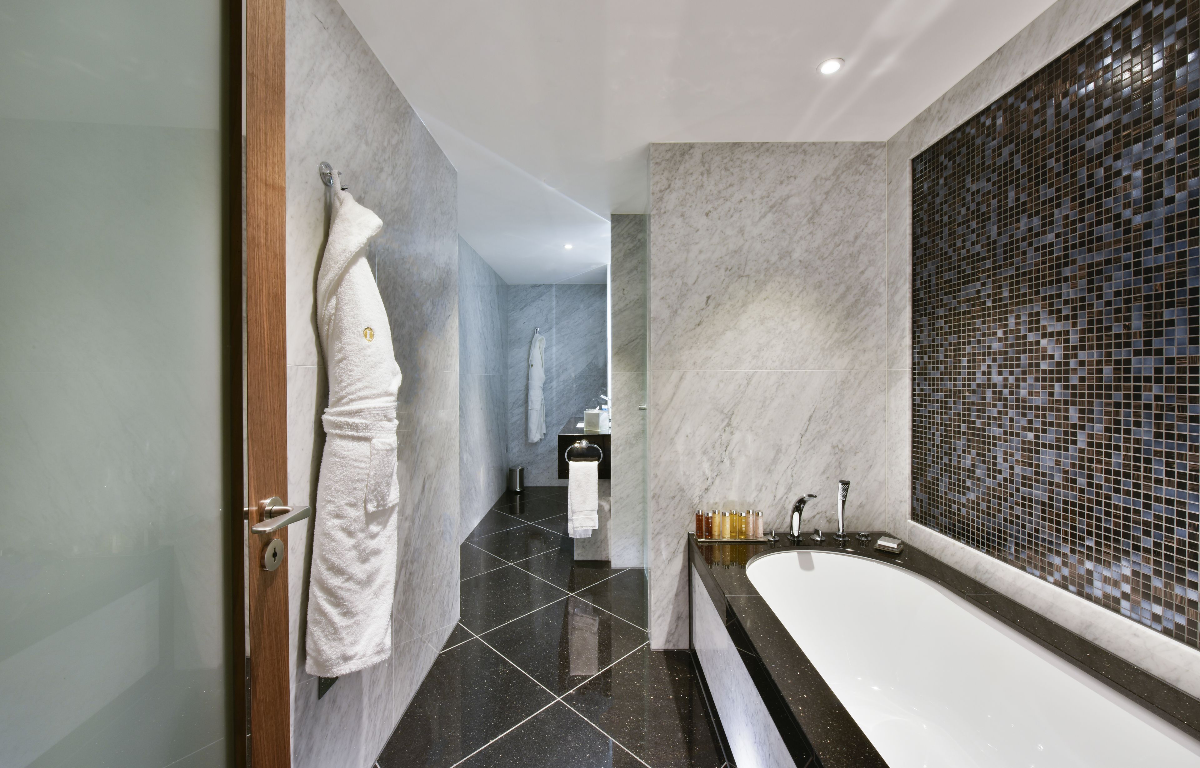 presidential suite | bathroom | separate bathtub and shower, rainfall showerhead, free toiletries