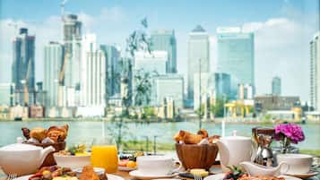 Daily English breakfast for a fee