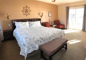 Desk, blackout curtains, iron/ironing board, free WiFi