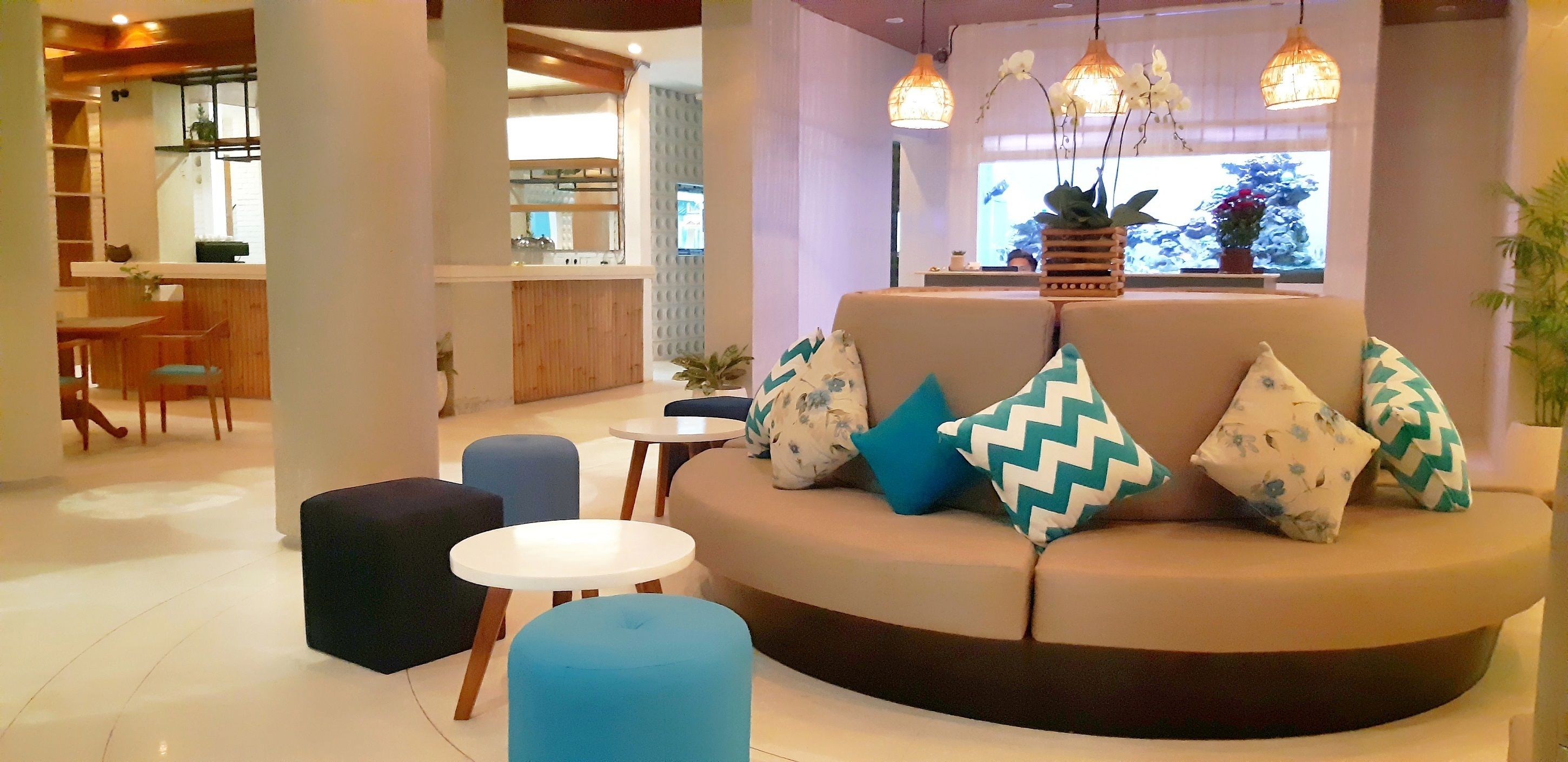 Lobby sitting area