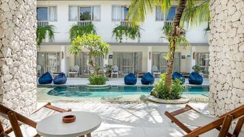 Premier Room with Terrace | Living area | Flat-screen TV, DVD player