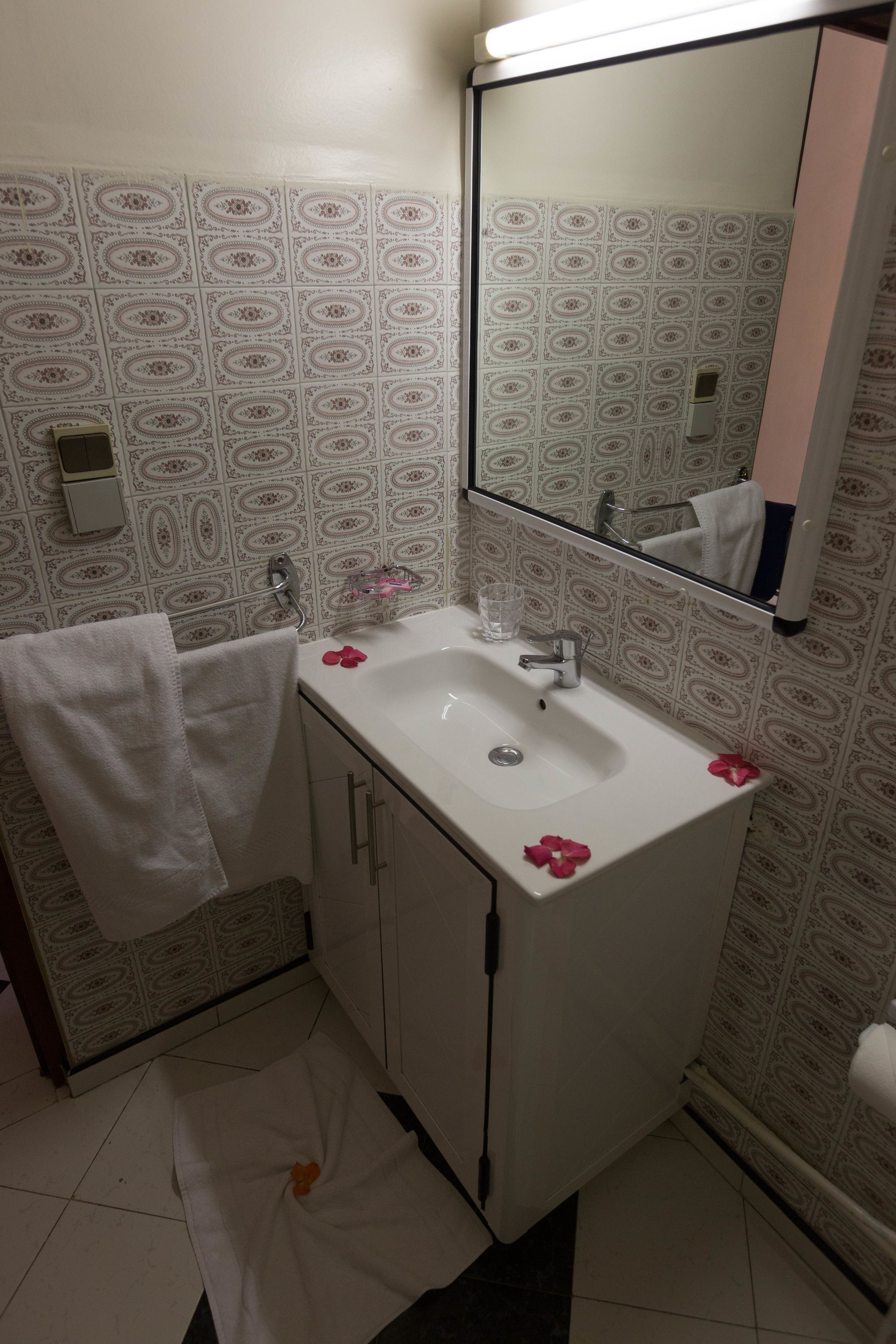double room, garden view | bathroom | hair dryer, bidet, towels