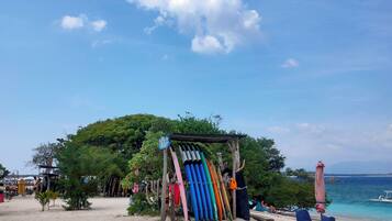 Selancar/boogie boarding