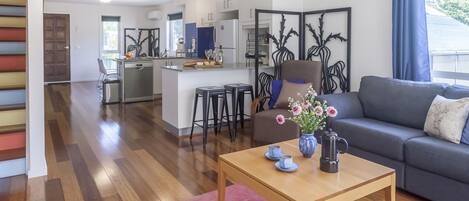 Apartment, 2 Bedrooms, Terrace | Living area