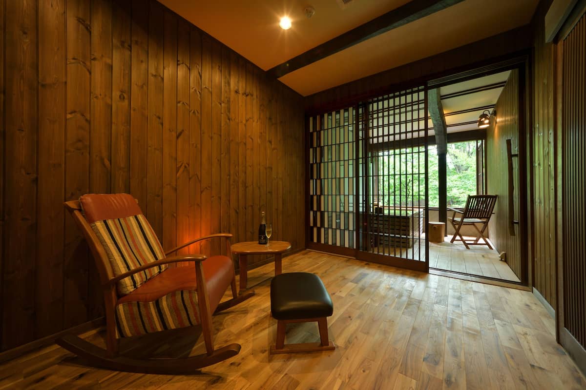 Deluxe kamer, privébadkamer (Kikyo) | Terras
