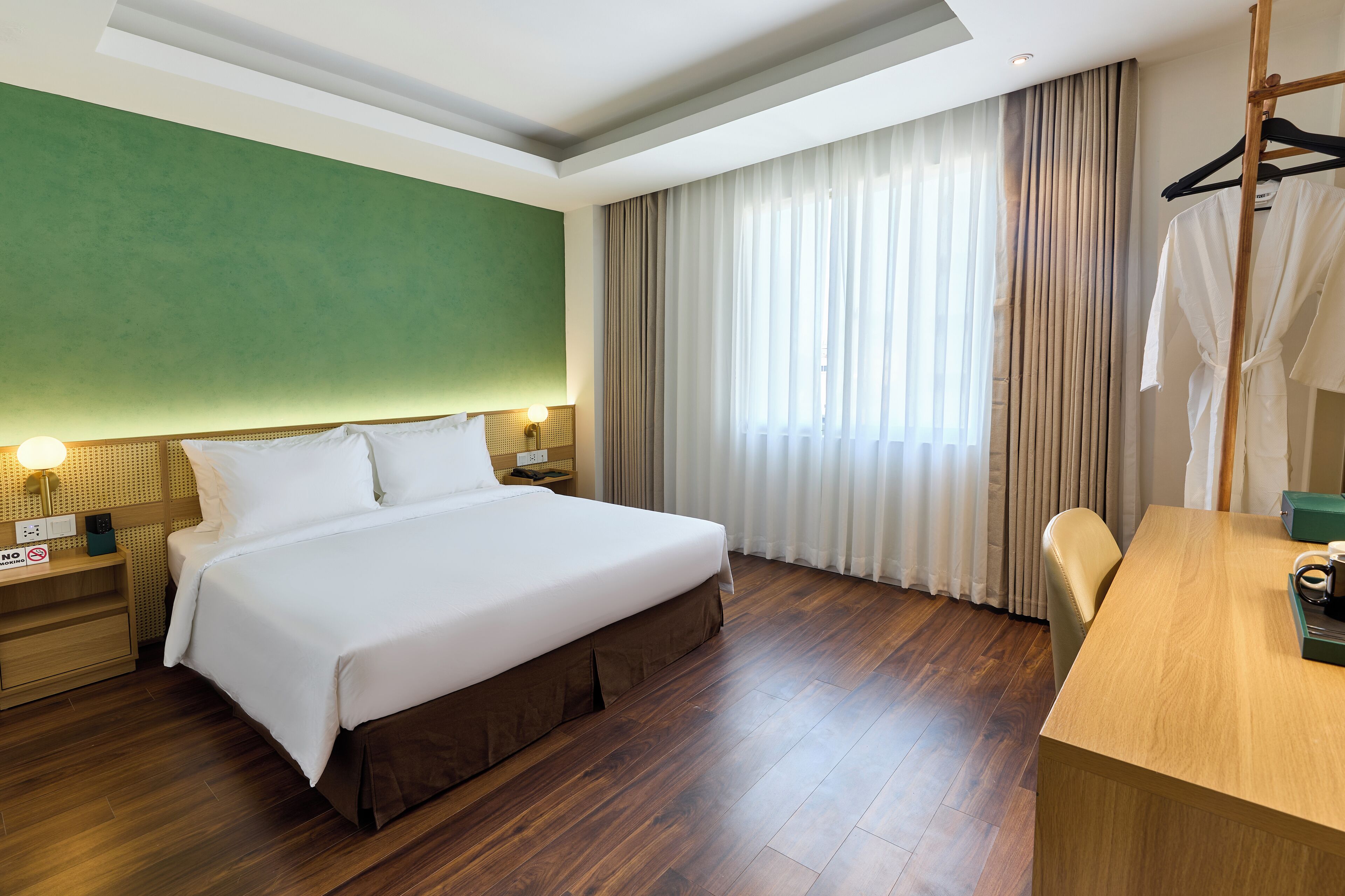 Deluxe Double Room | Premium bedding, desk, free WiFi, bed sheets