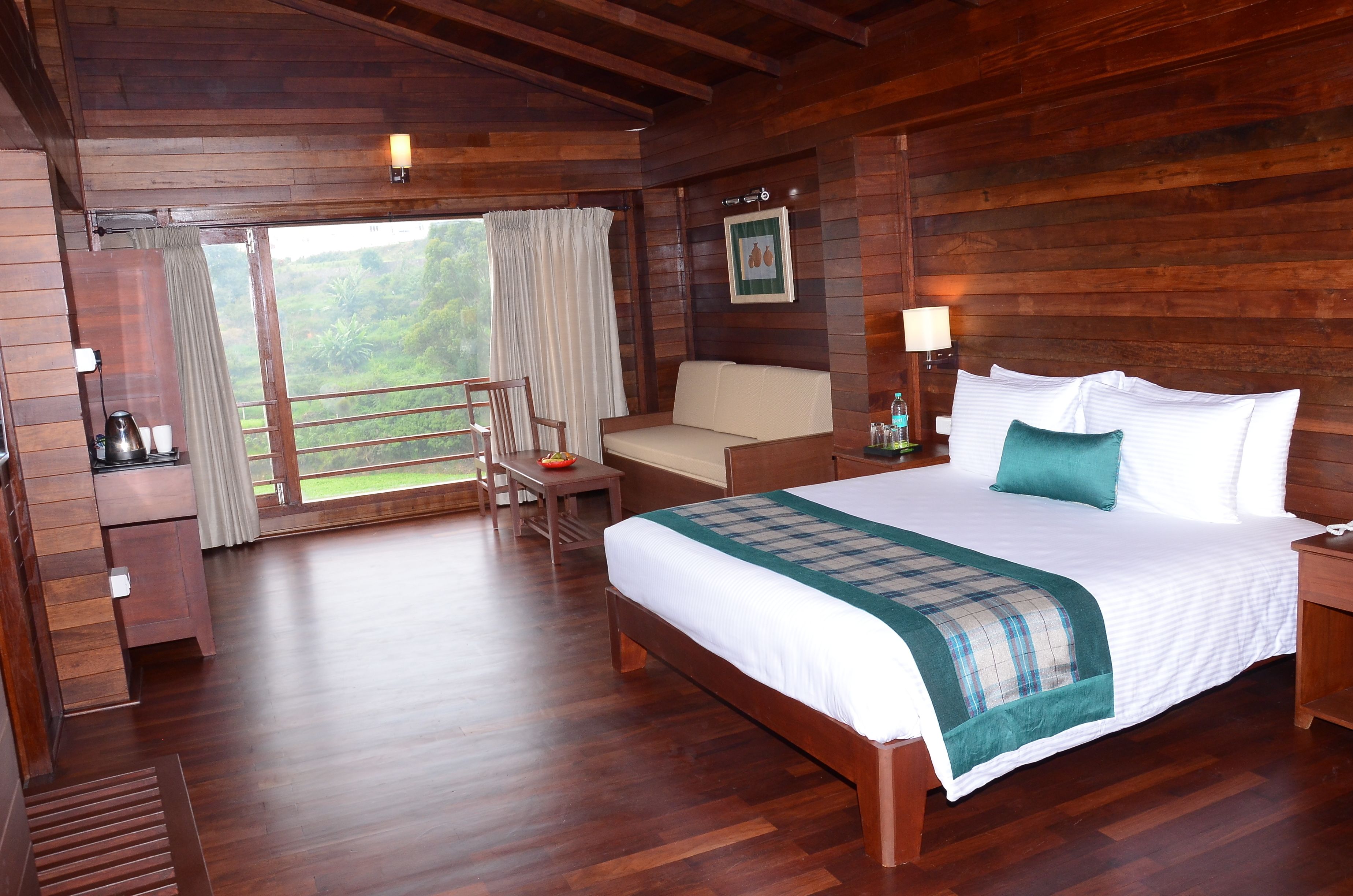 timber chalet | 1 bedroom, minibar, in-room safe, desk