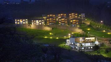 Front of property – evening/night