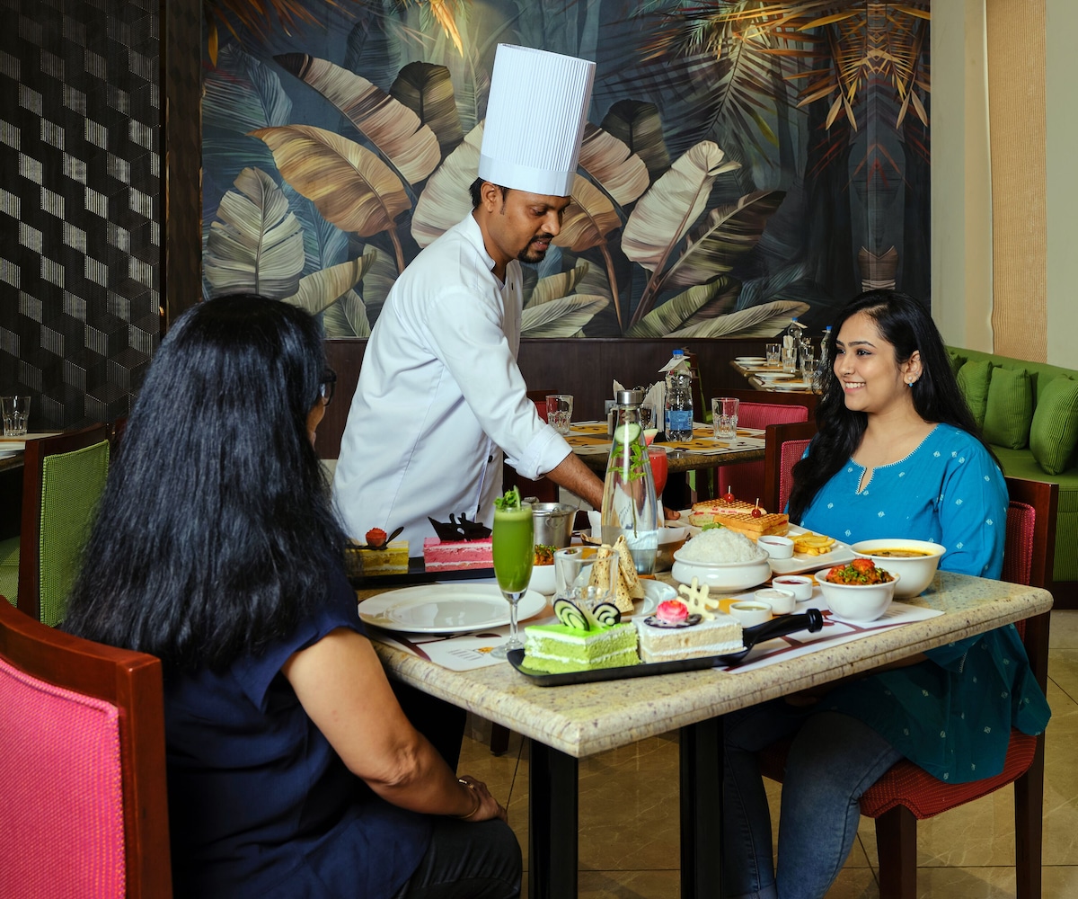 Restaurant dining and food business concept