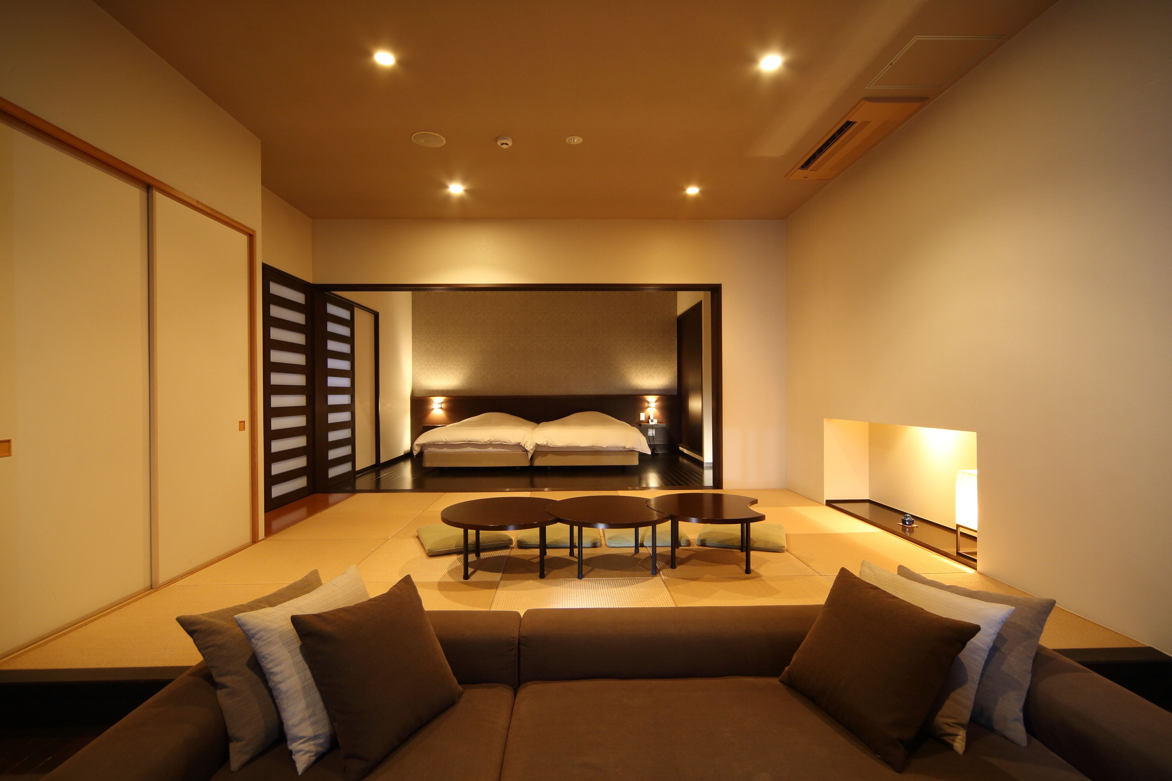 oriental twin with open-airbath -ocean view- nonsmoking  (a type) | 1 bedroom, minibar, in-room safe, free wired internet