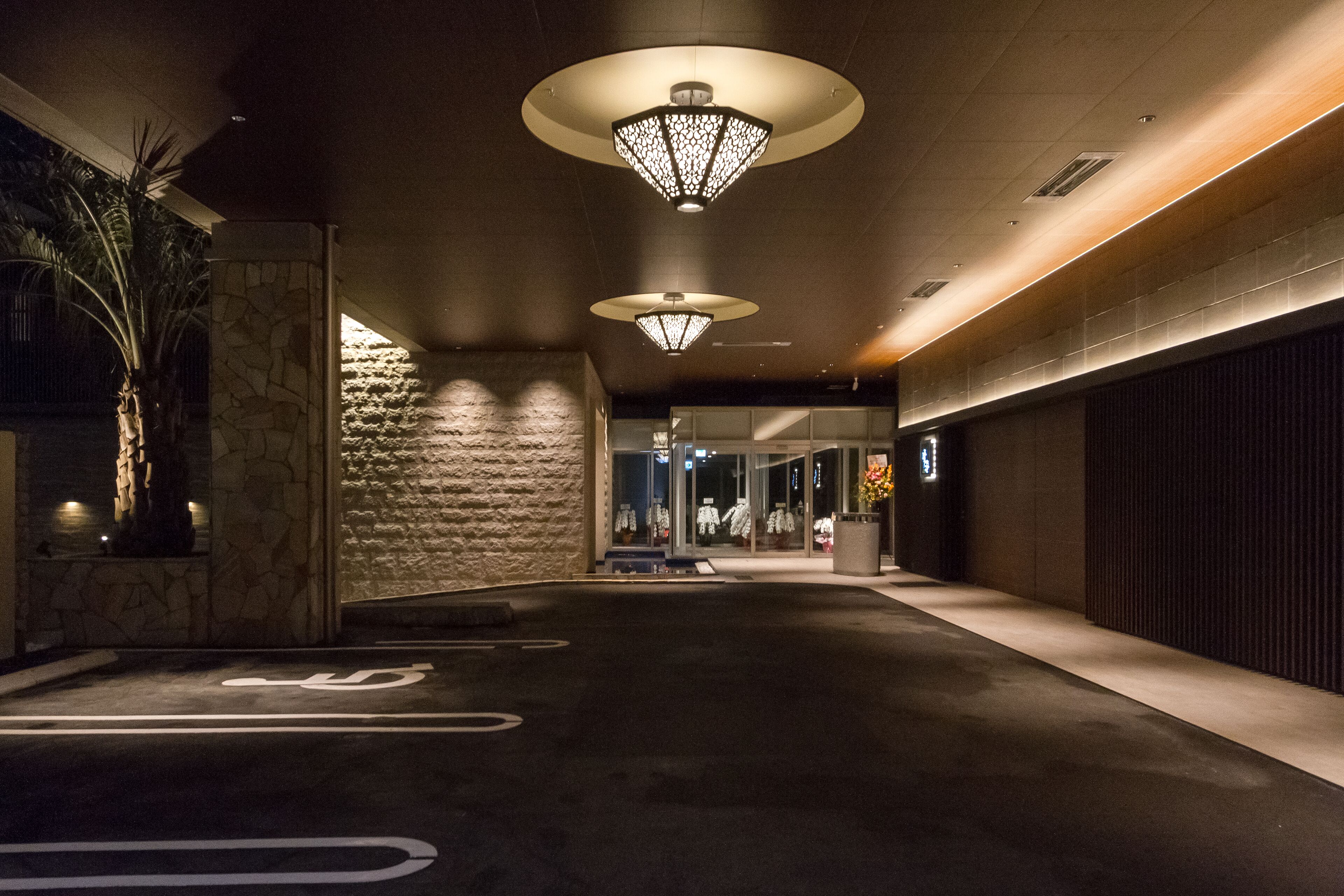 Interior entrance