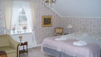 Hypo-allergenic bedding, blackout curtains, soundproofing