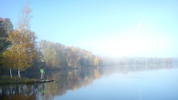 Blick von der Unterkunft