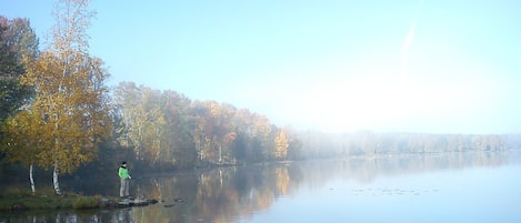 Blick von der Unterkunft