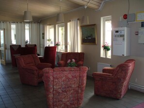 Sitteområde i lobbyen