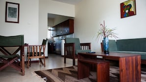 Apartment, 2 Bedrooms, Garden View | Living room | Flat-screen TV, DVD player - Soho Greens Apartments (Kampala)