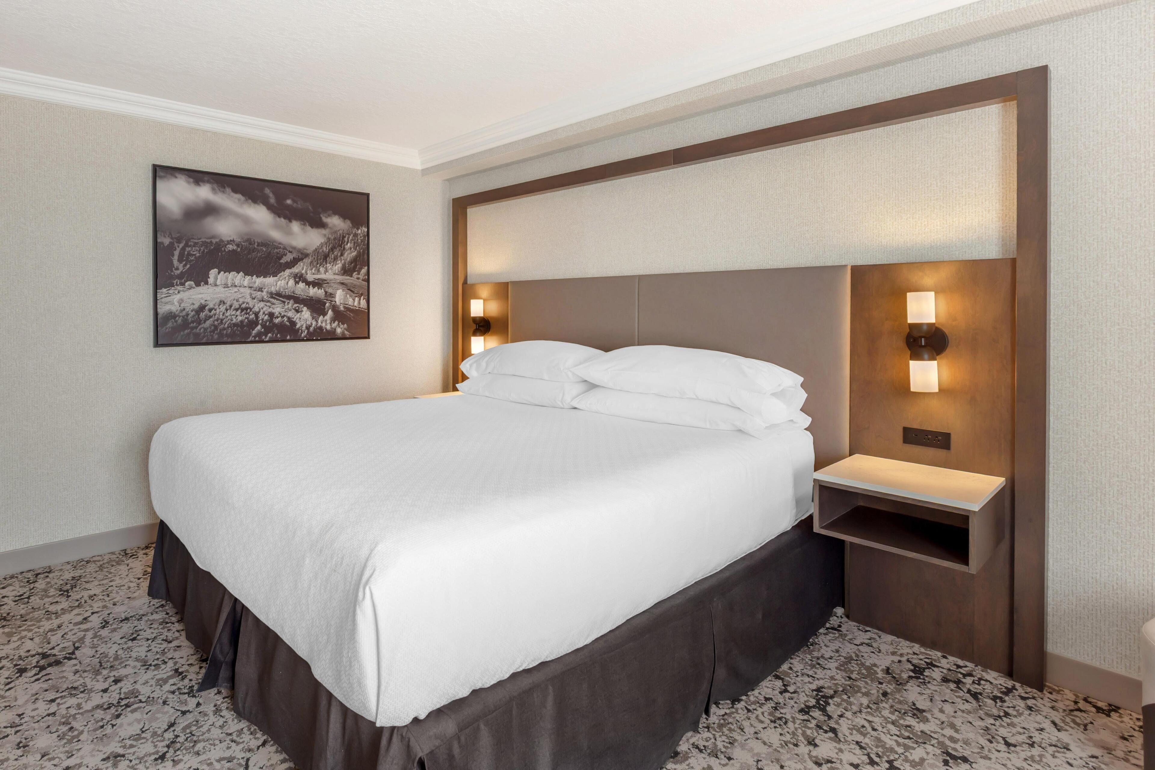 Habitación estándar, 1 cama King size, con acceso para personas discapacitadas (Walk-in Shower) | Tabla de planchar con plancha, camas extra, wifi gratis y ropa de cama 