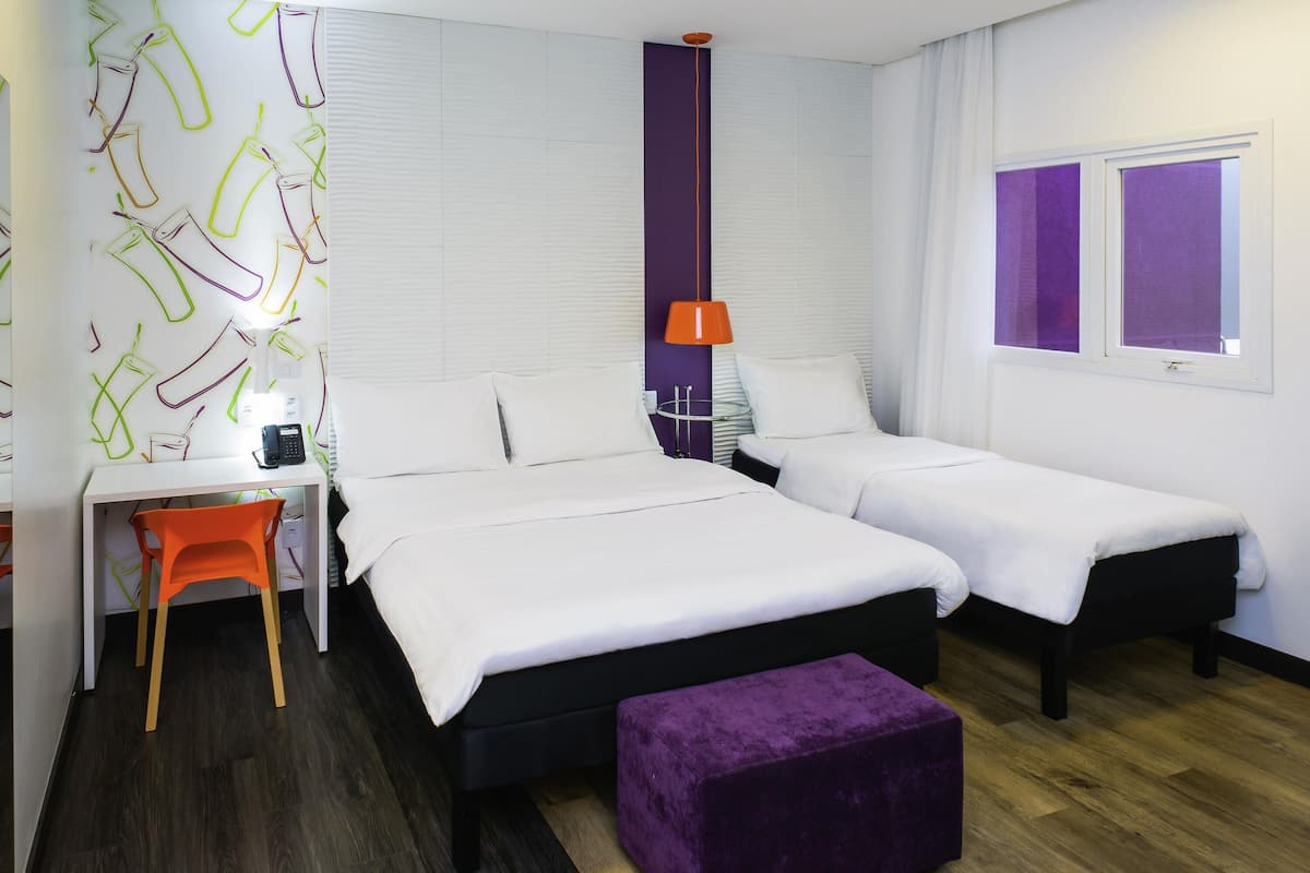 standard apartment, multiple beds | minibar, in-room safe, desk, soundproofing