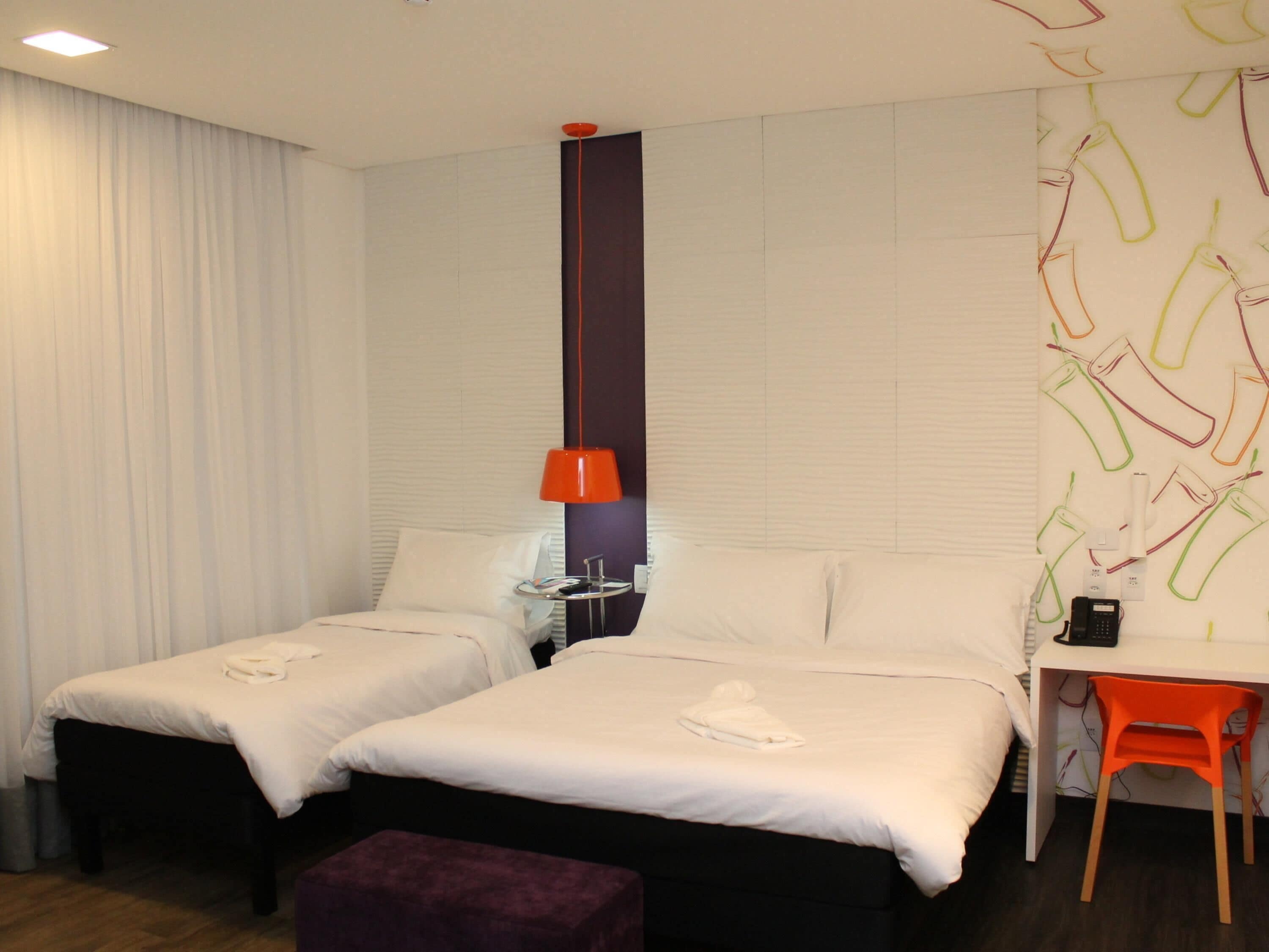 standard apartment, multiple beds | minibar, in-room safe, desk, soundproofing