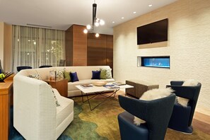 Sittområde i lobbyn