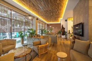 Sitteområde i lobbyen