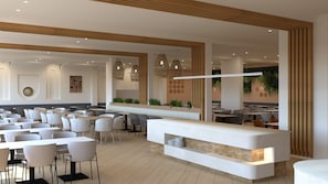 5 restaurants; breakfast, lunch, dinner, and brunch served