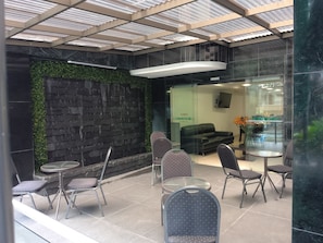 Sala de estar en el lobby