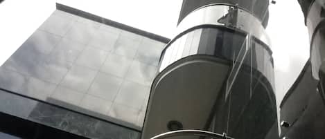 Uitzicht vanuit accommodatie