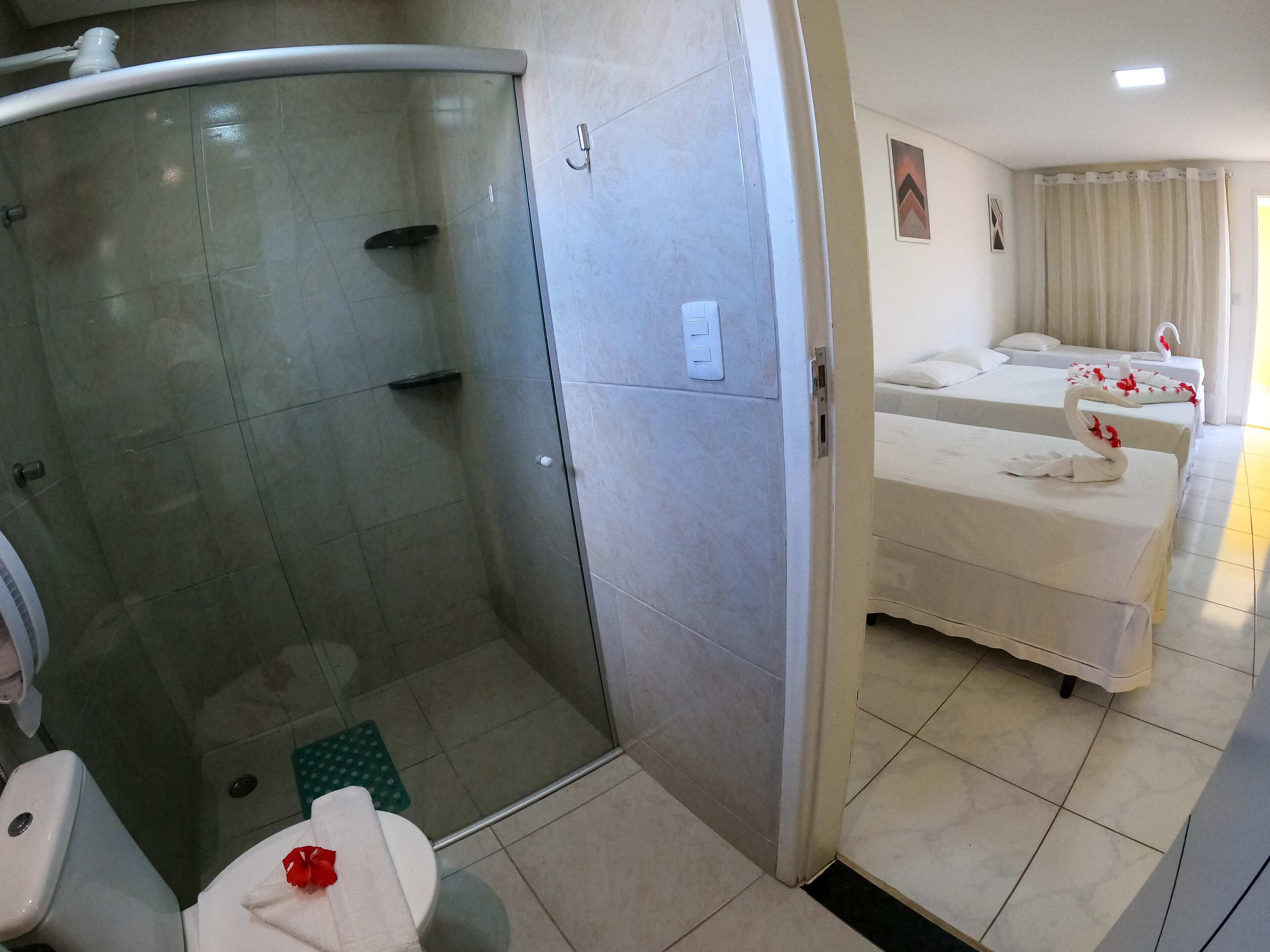 Familien-Vierbettzimmer | Badezimmer